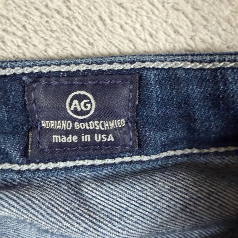 AG Adriano Goldschmied The Stilt Cigarette Jeans Dark Wash 26R Made in USA‎ - Picture 4 of 10